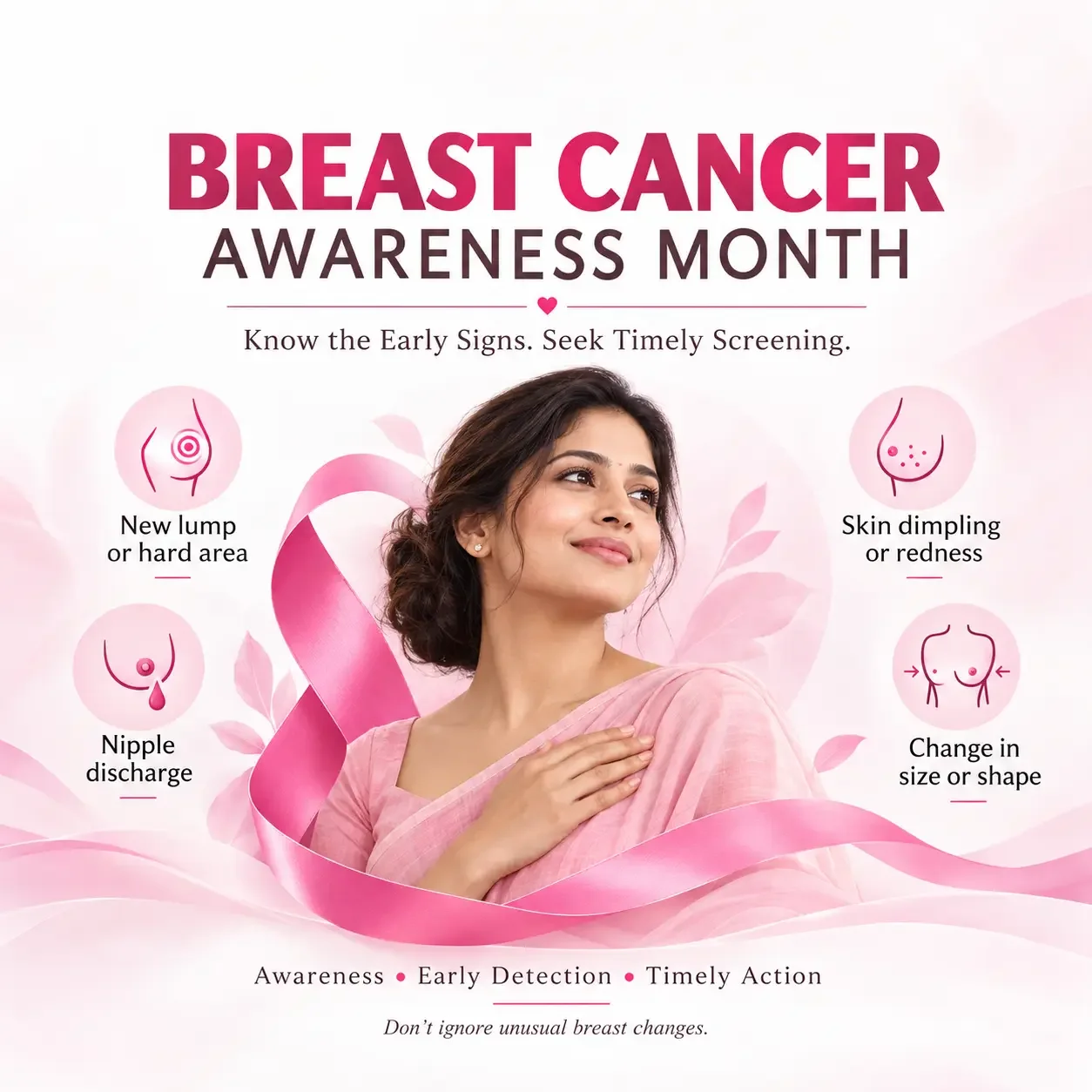 Breast Cancer Awareness Month: Know the Early Signs, Symptoms, and Importance of Screening