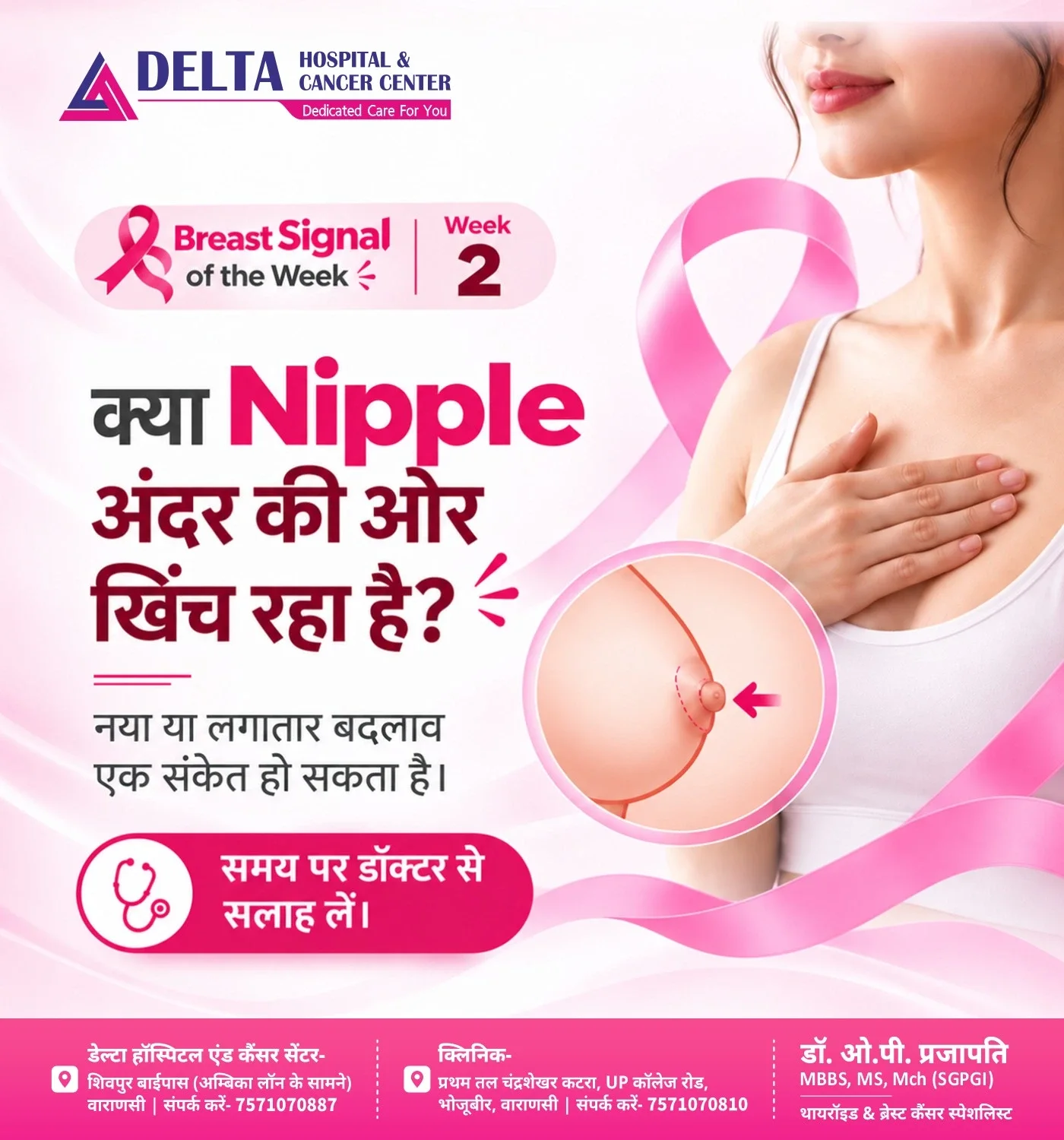 क्या निप्पल का अंदर की ओर खिंचना Breast Cancer का संकेत है? जानें कारण, लक्षण और बचाव